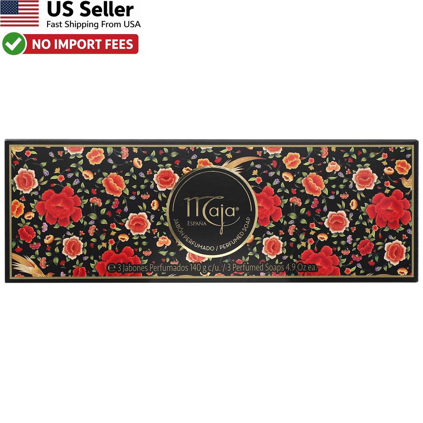 Maja Soaps Classic Luxury Scented Soap 4.9 Oz 140g Set of 3 New Sealed FROM USA