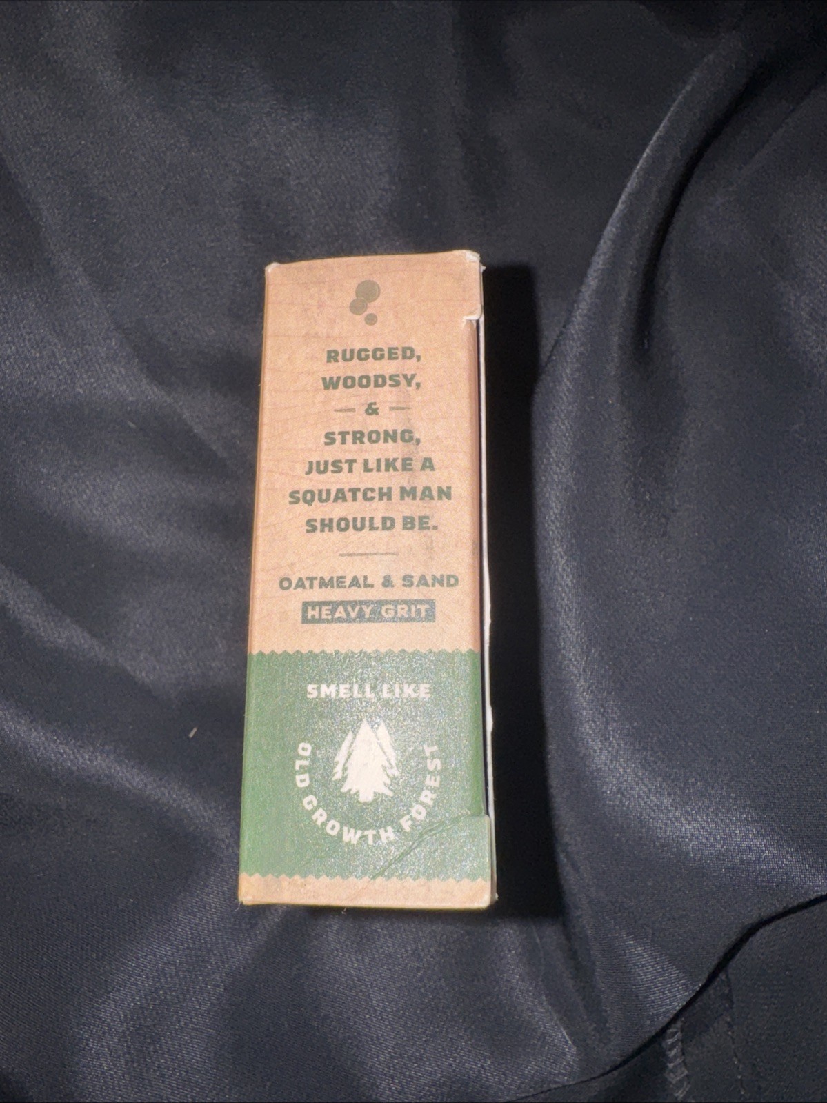 New Dr. Squatch Men’s Natural Pine Tar Bar Soap Heavy Grit 5 oz Oatmeal & Sand