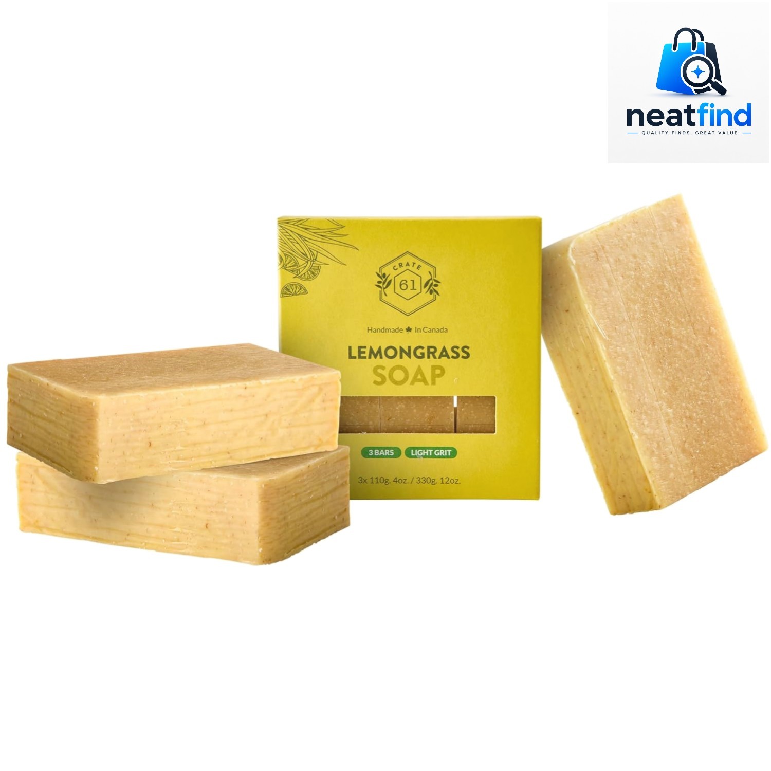 Handmade in Canada, Plant Based Cold Process Natural Bar Soap For Face And Bo…