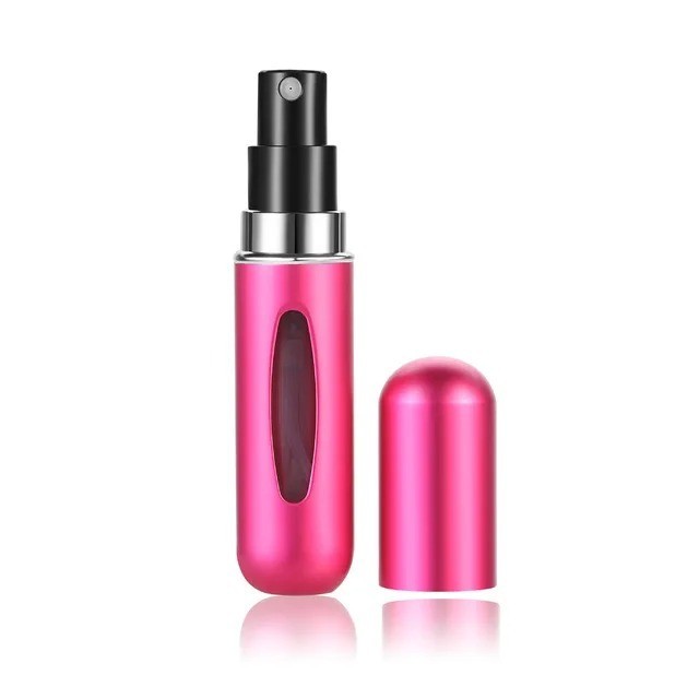 10Pcs Mini Refillable Travel Portable Perfume Atomizer Bottles Spray Pump Case
