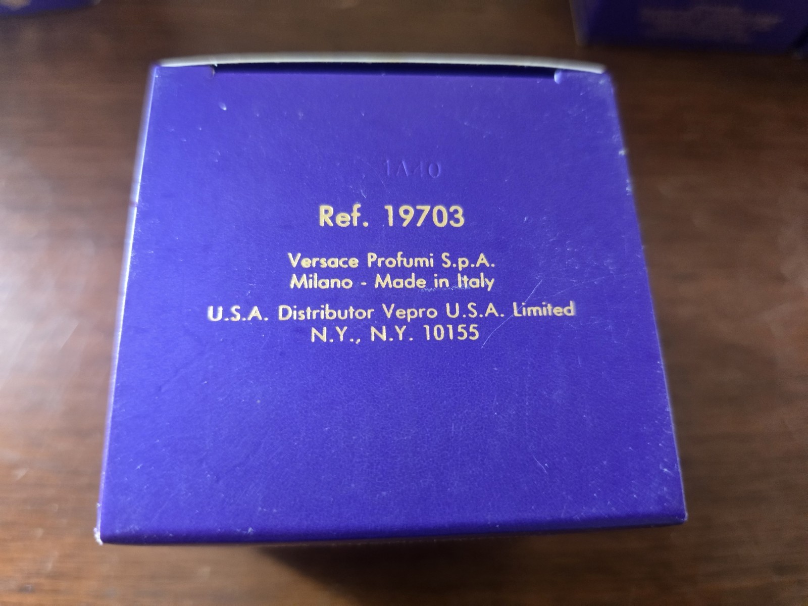 2 Ve By Versace Small Soaps Purple Made In Italy Vintage 5.2 oz