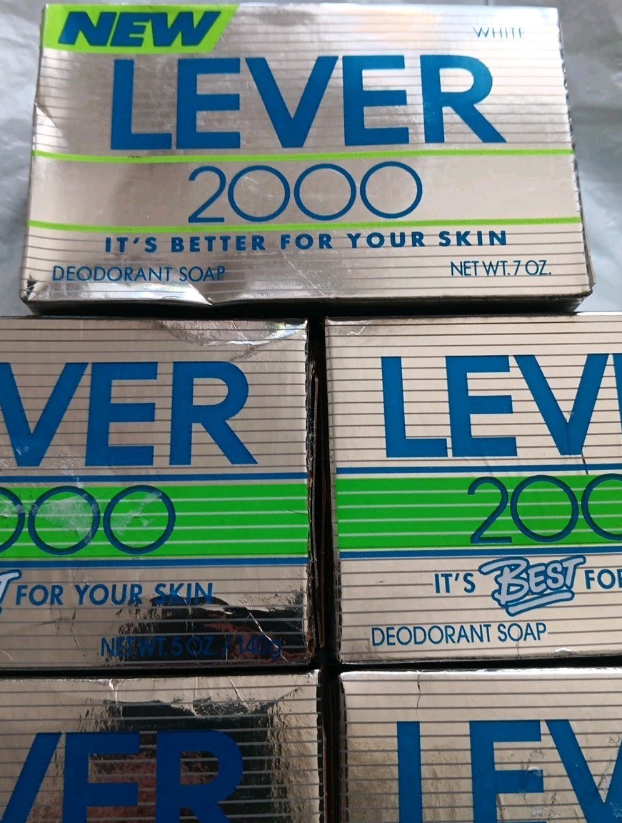 Vintage Lot of 6 Bars Lever 2000 NOS (US Made)