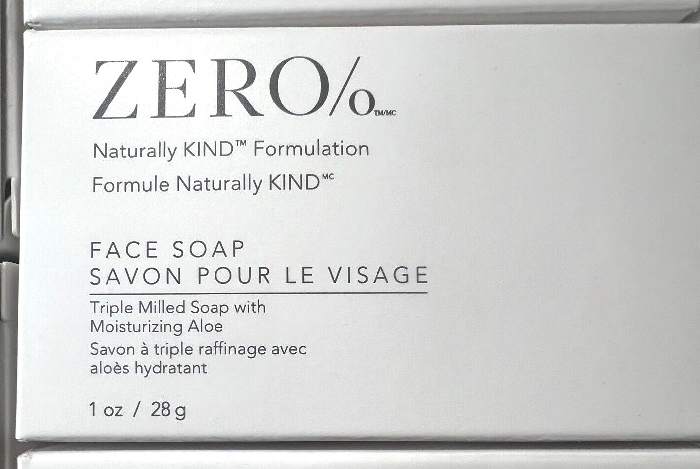 ZERO% Gilchrist & Soames Naturally KIND Face Soap, 1oz, Travel Size CHOOSE QTY.