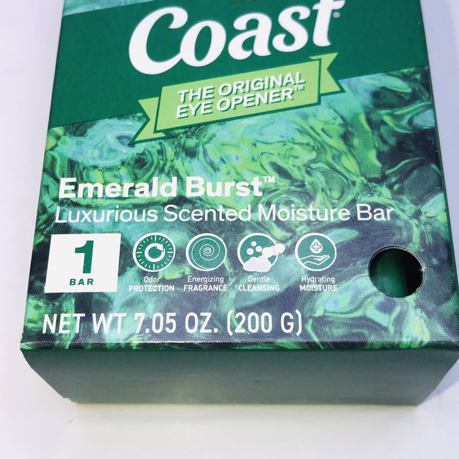 6 Bars! Coast® Emerald Burst Moisturizing Soap 7.05 Oz ea. Luxurious Scented Bar