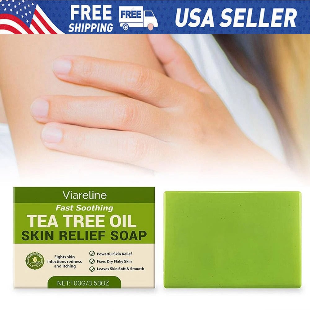 Relief Soap Bar, Loravey Tea Tree Oil Soap,Natural Soaps for Healthy Skin OY