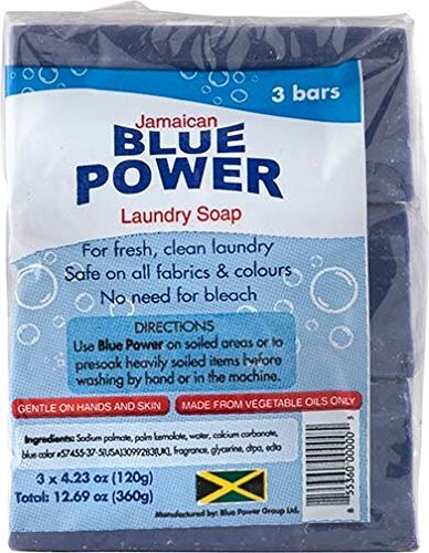Jamaican Blue Power Laundry Soap, 4.23 Oz, Pack of 3