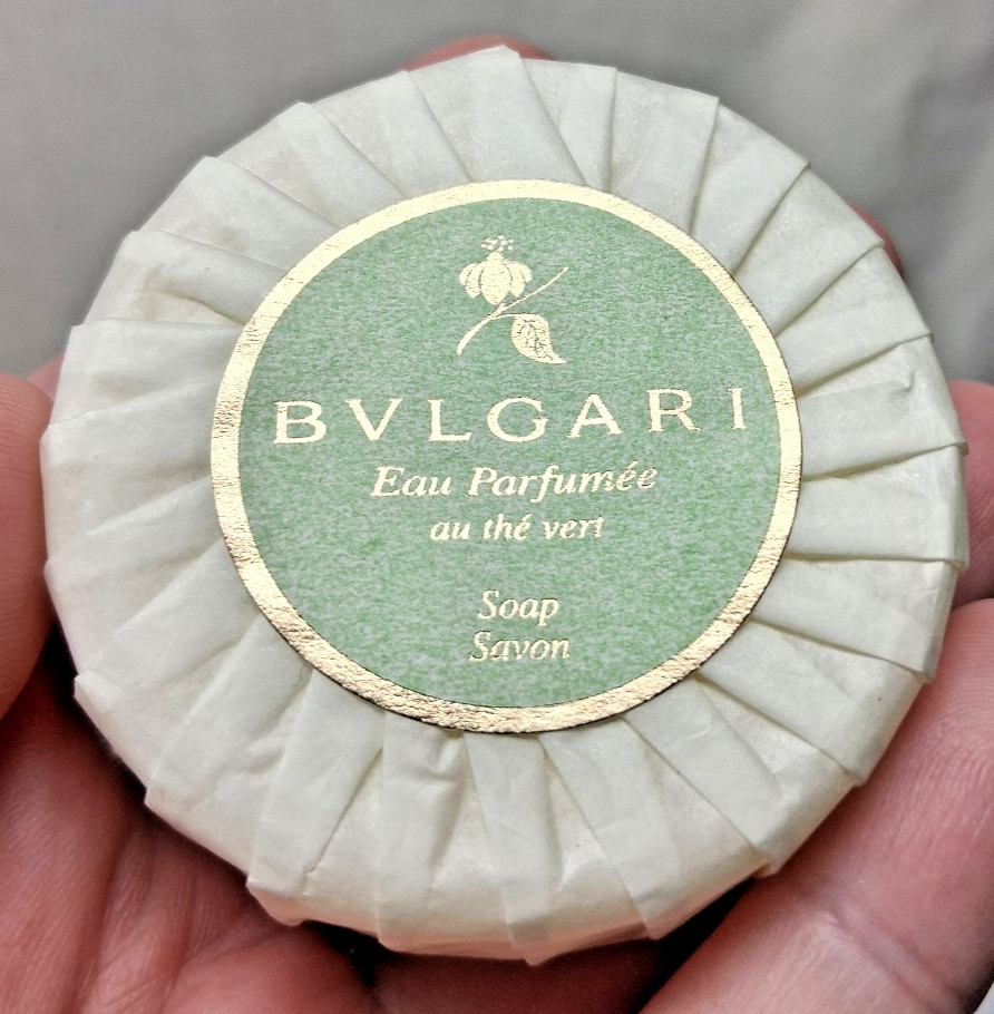 Genuine Bvlgari Eau Parfumee au the vert Green Tea Luxury Soap Bar New Sealed