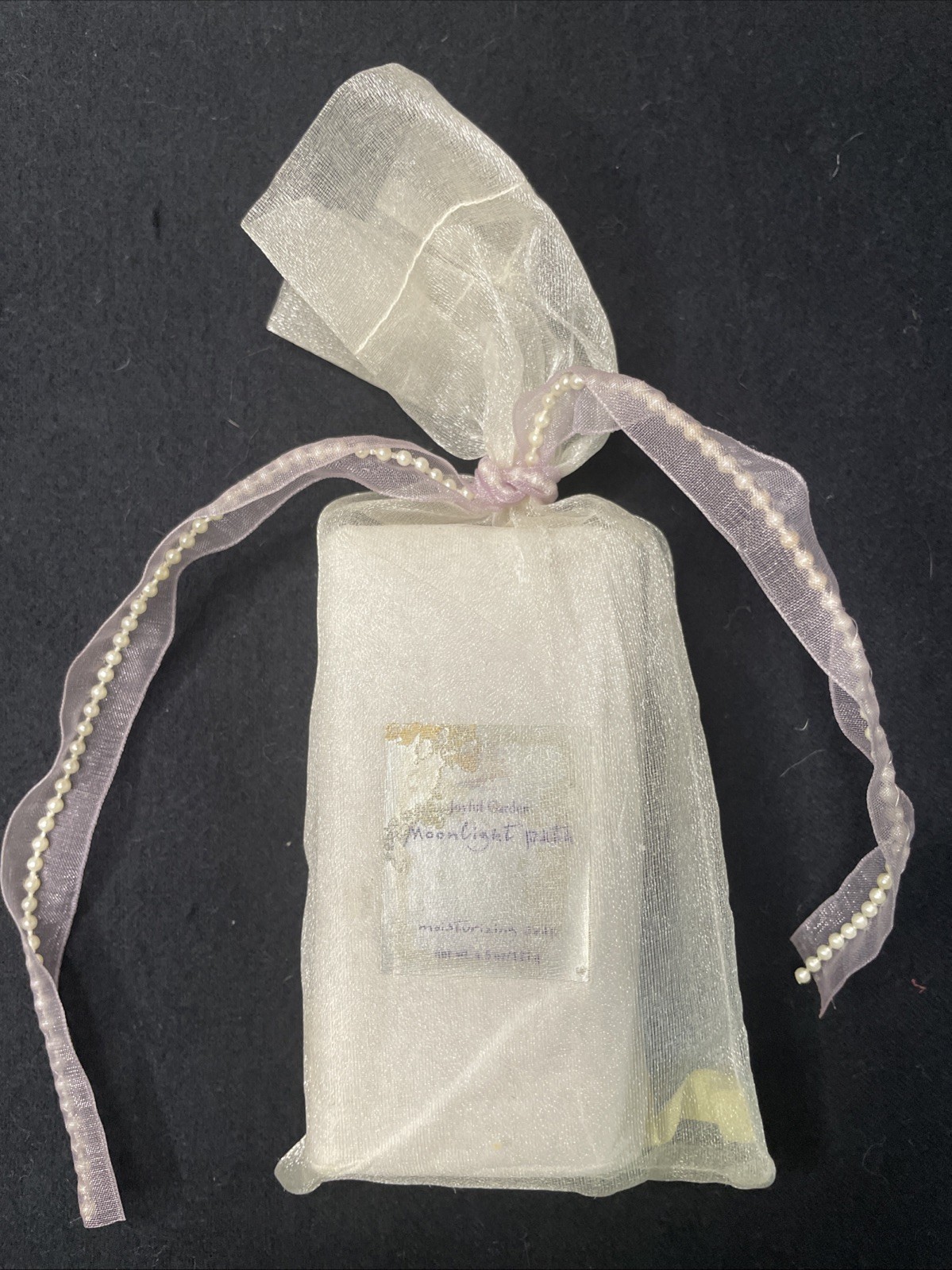 Vintage Bath & Body Works Moonlight Path Moisturizing Soap bar mesh bag 4.5 oz