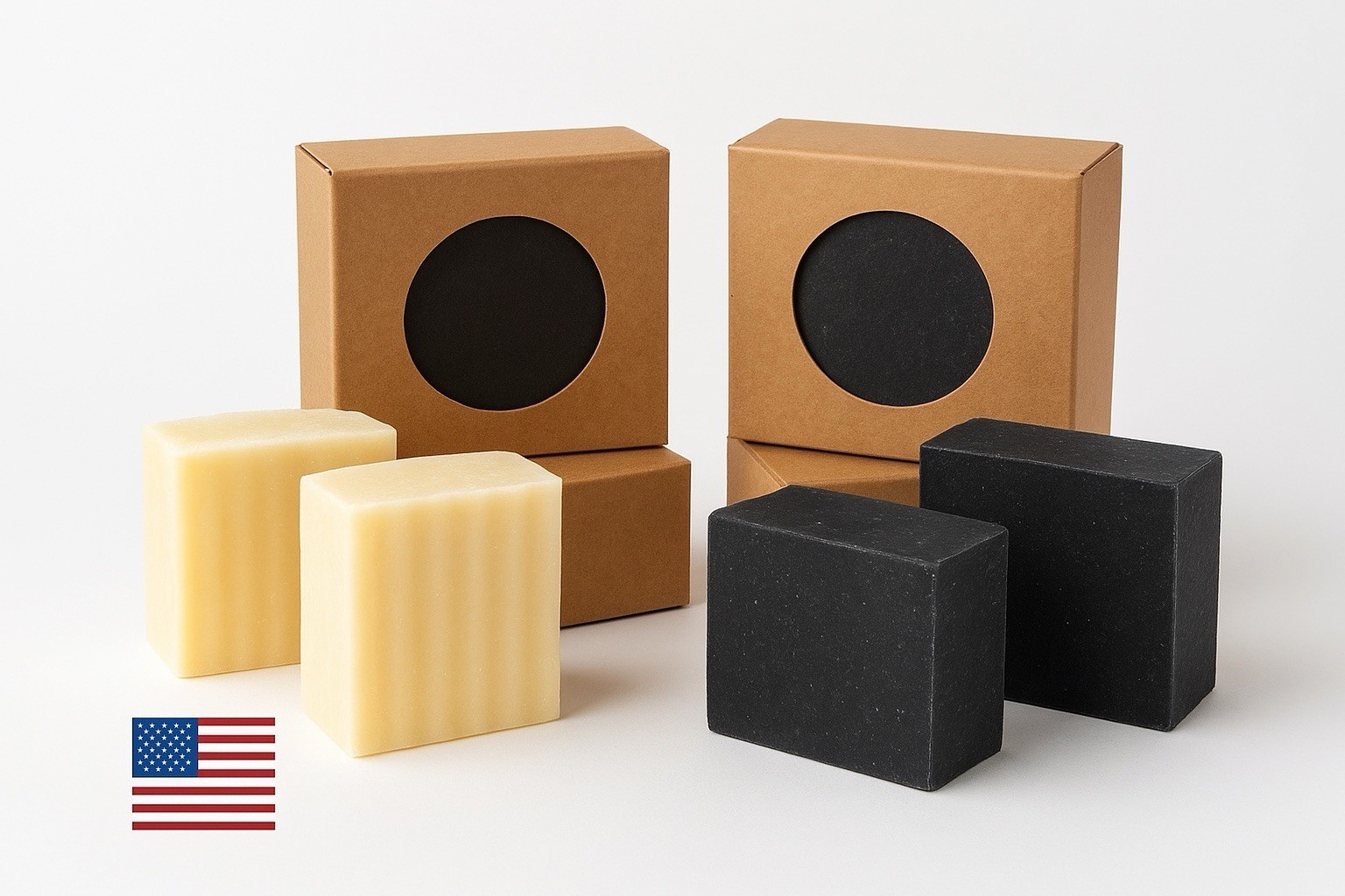 3 Handmade Charcoal Soaps Unscented Chemicals Free Only 4 Ingredients