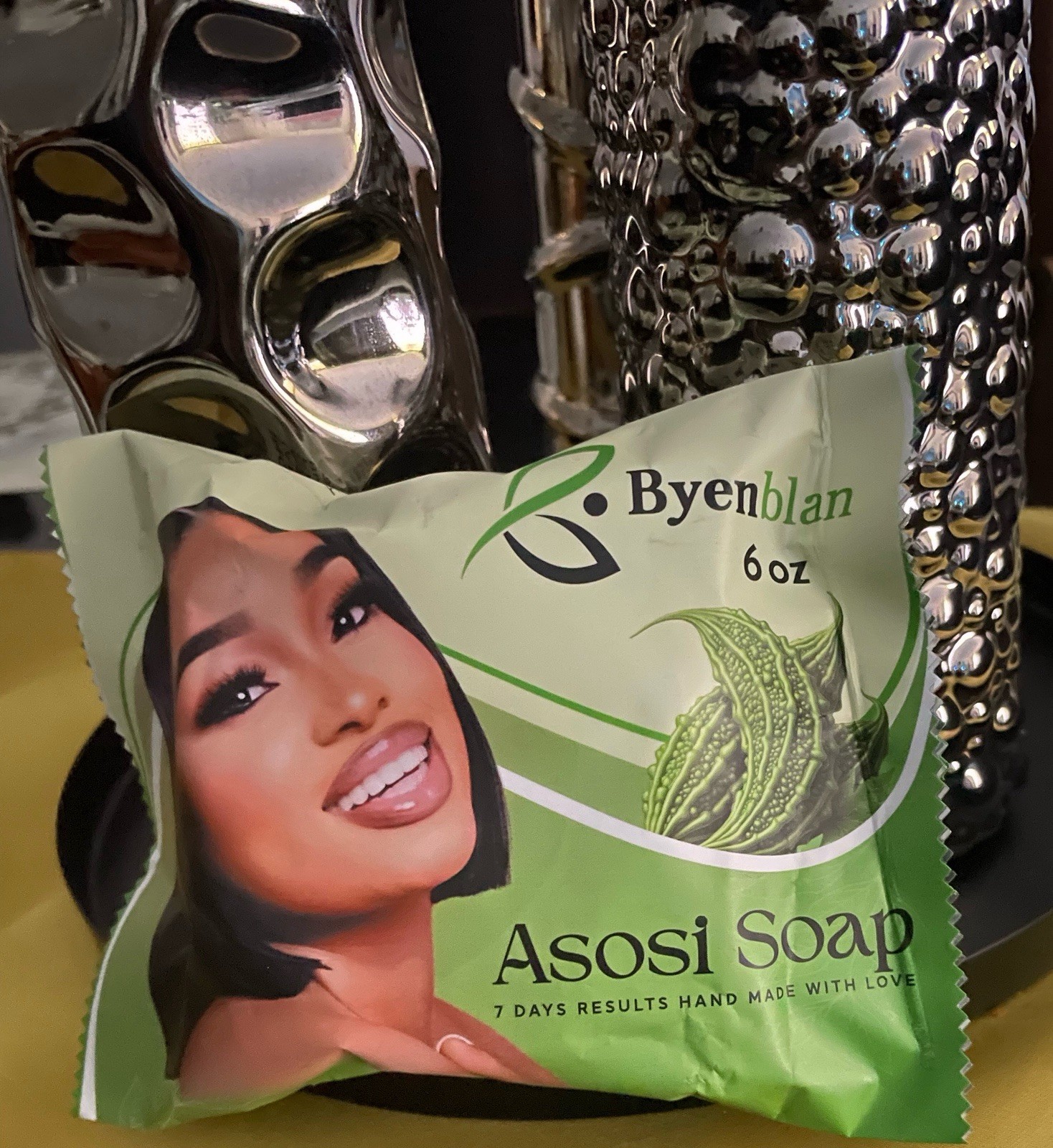 3 pcs Byenblan Asosi Body Bar Soap Handmade 6oz Brightening soap