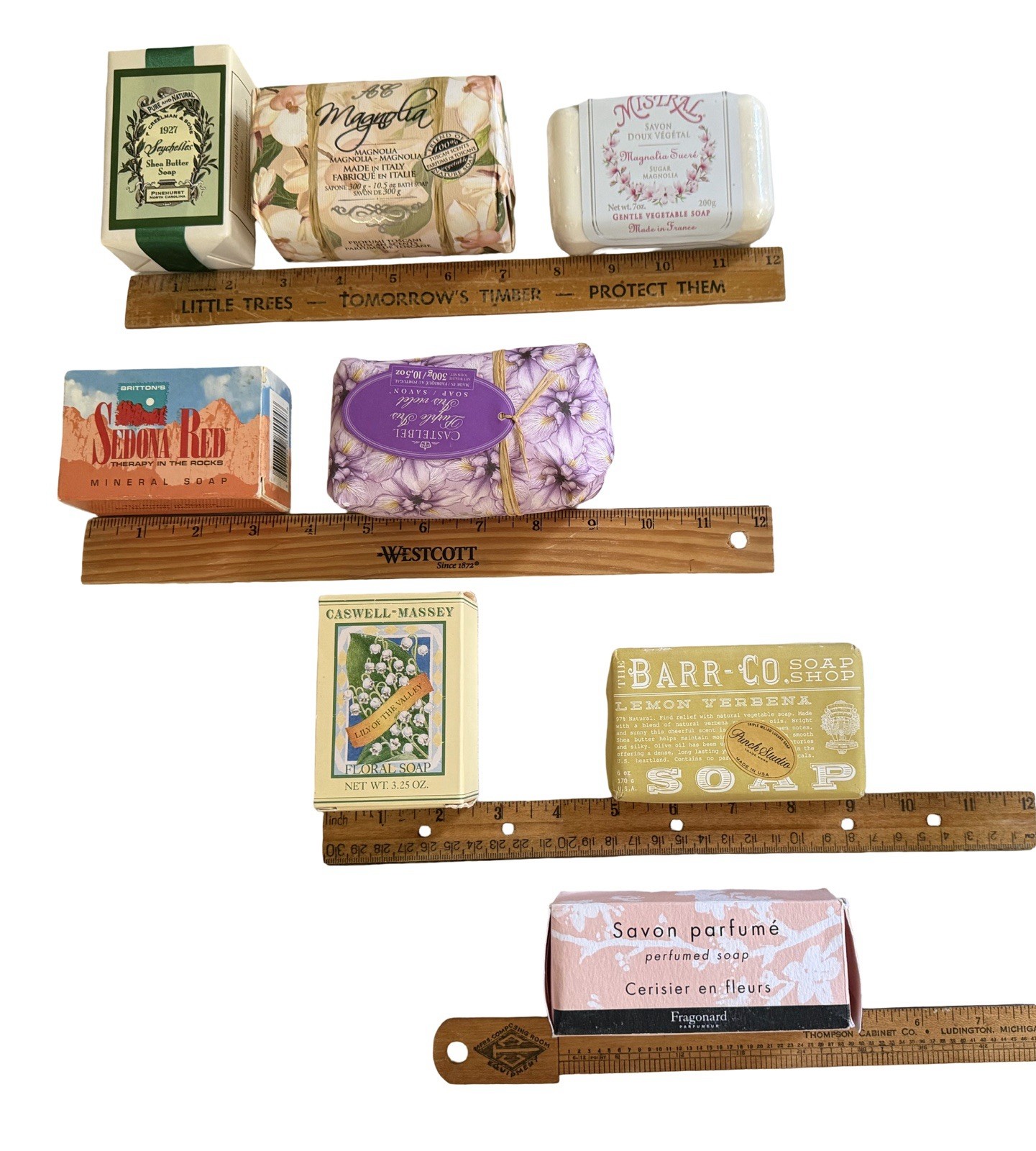 Mixed Lot 8 Luxury Soaps Regular Size Castelbel Punch Studio Magnolia Mistral+