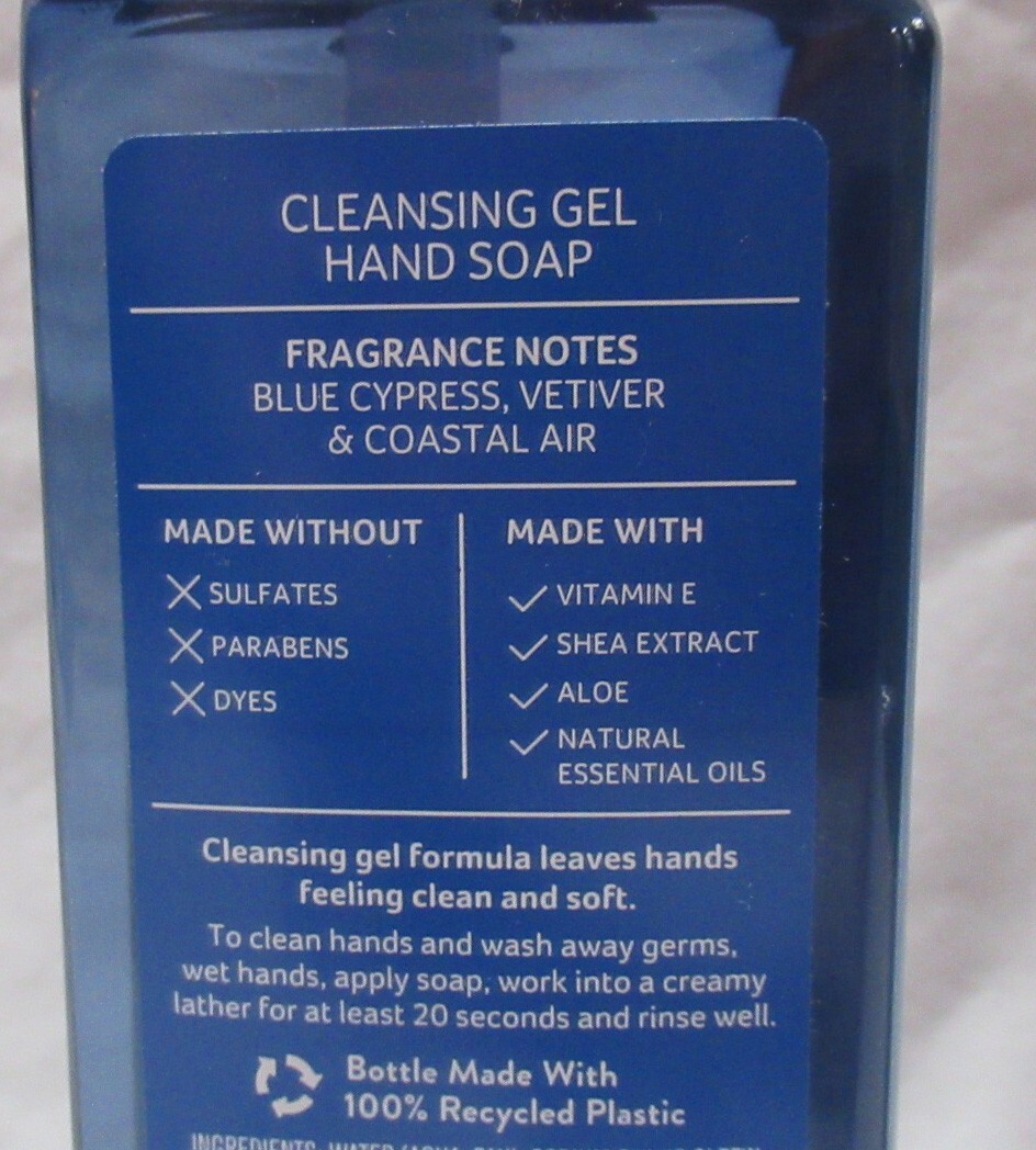 Bath & Body Works Men’s Collection Cleansing Gel Hand Soap Lot Set of 2 OCEAN