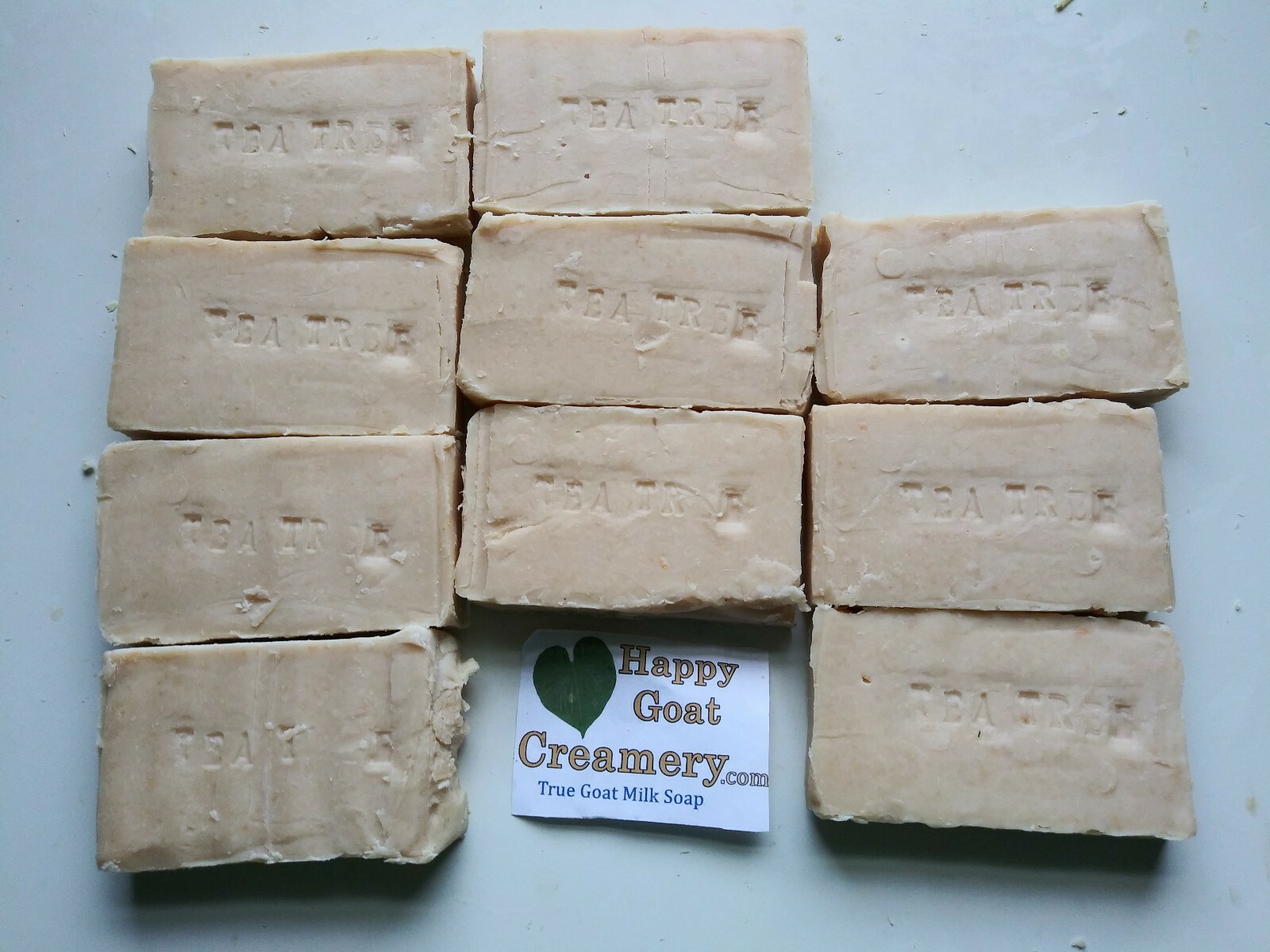 10 BARS GOAT MILK SOAP YOUR PICK VEGETABLE OIL HAPPY GOAT CREAMERY CHEAP FUN NEW