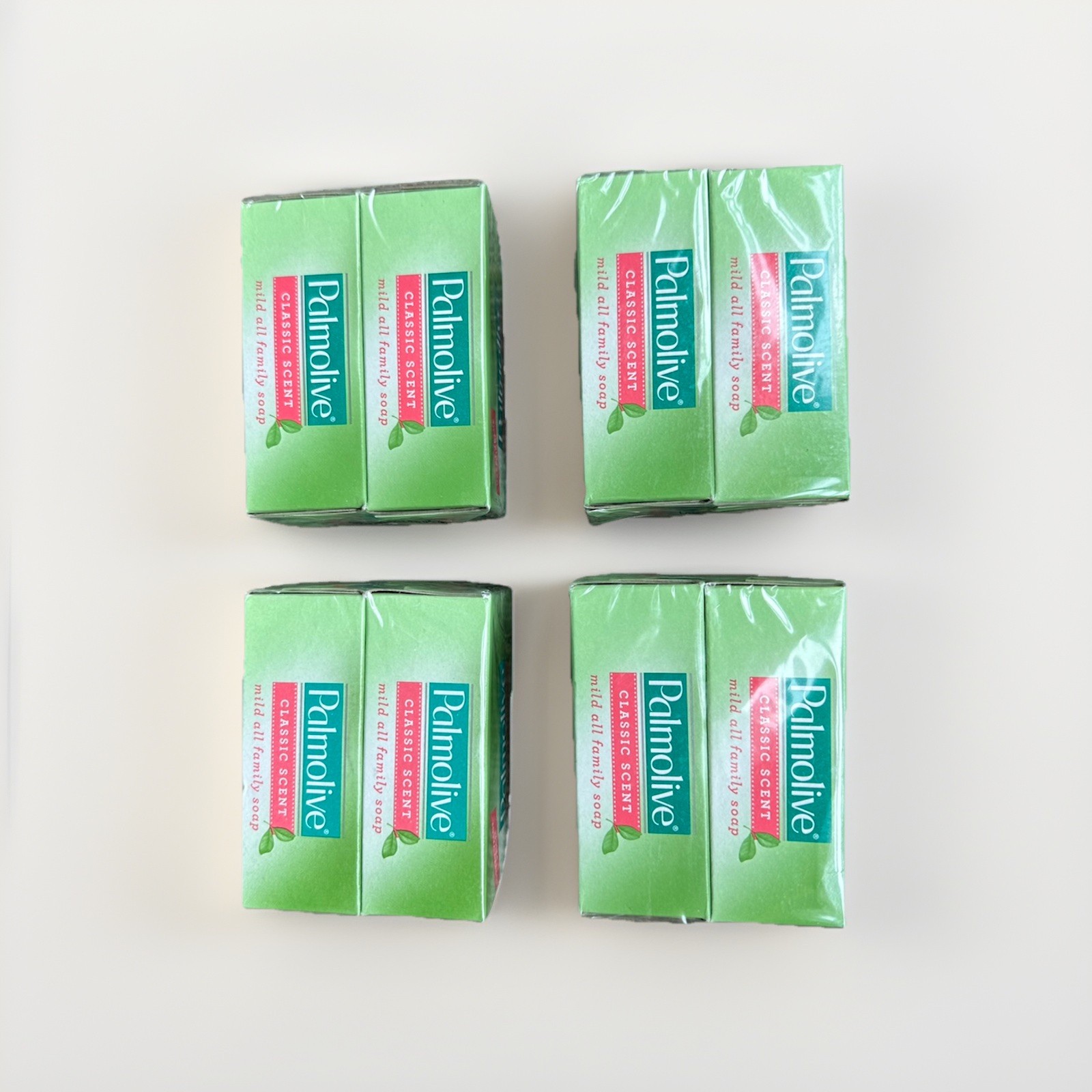 Palmolive Classic Bath Bar Soap – 4 Packs (8 Bars Total) – 3.2 oz Each