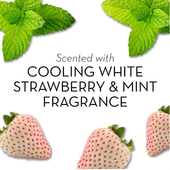 NEW! OLAY (6-BARS) 4 Oz. ●COOLING WHITE STRAWBERRY/MINT● Scented Fresh Outlast.