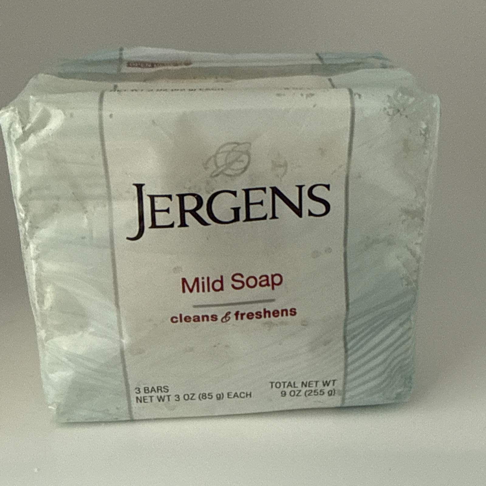 Jergens Mild Soap Bars – 3 Bars – 3oz Each (9oz total)