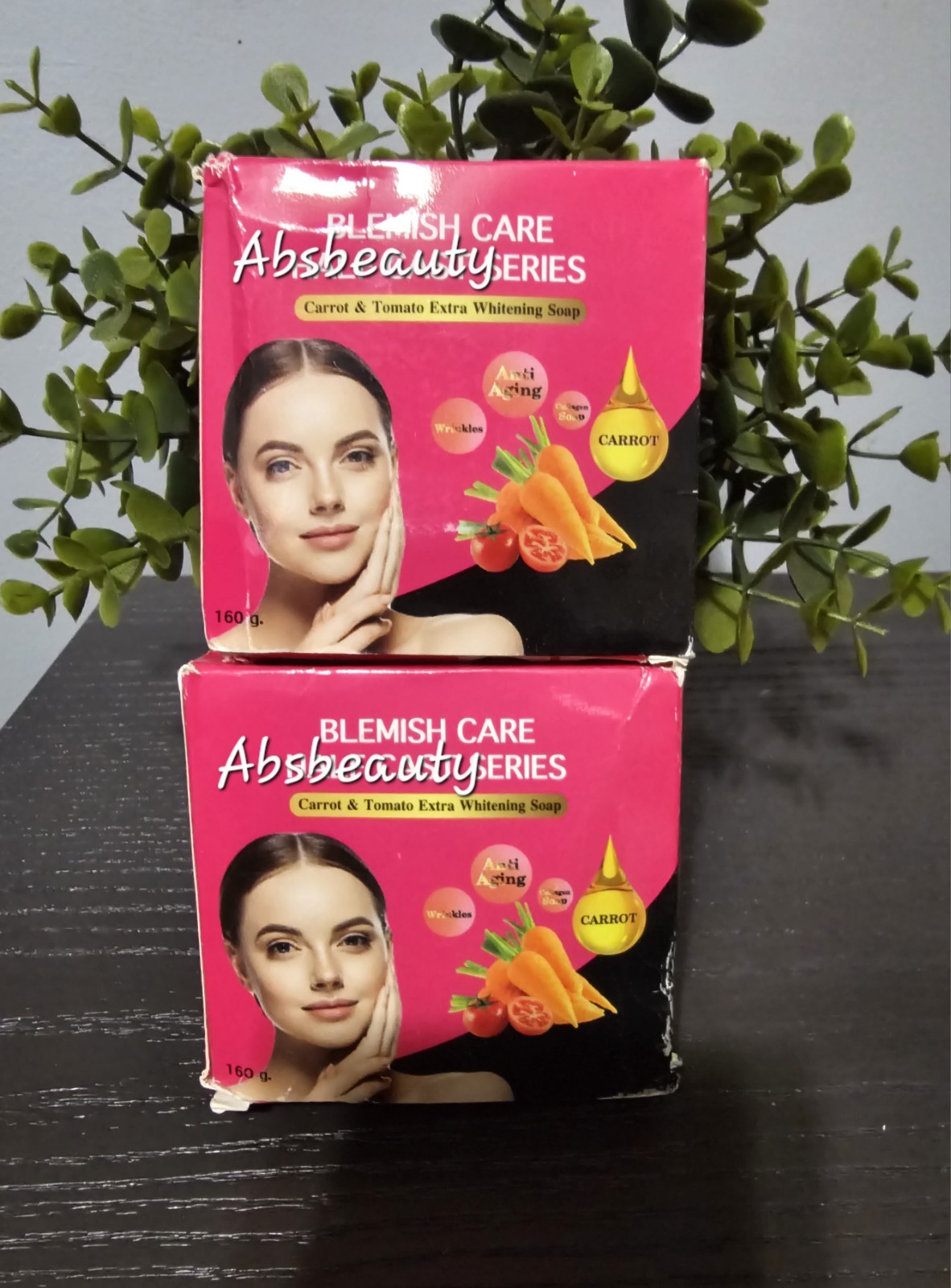 Blemish Care Half-C Series Carrot & Tomato Whitening Body Soap. 1pc