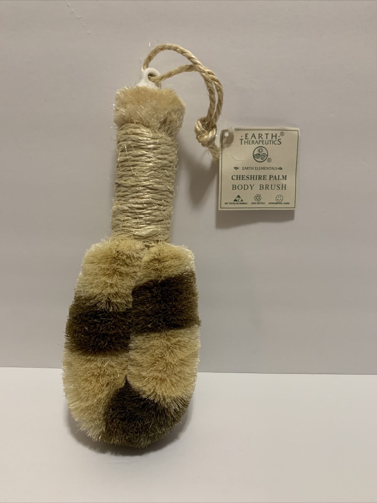 Earth Therapeutics Cheshire Palm Vegetable Body Brush Slough Dead Skin – 1 Brush