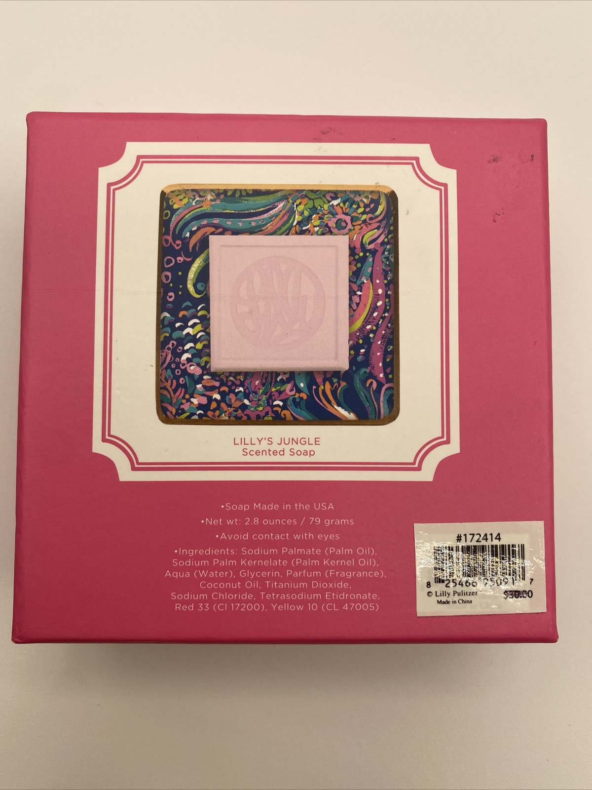 New Lilly Pulitzer SOAP & TRAY SET Featured in Beach Loot Pink Blue PERFECT GIFT