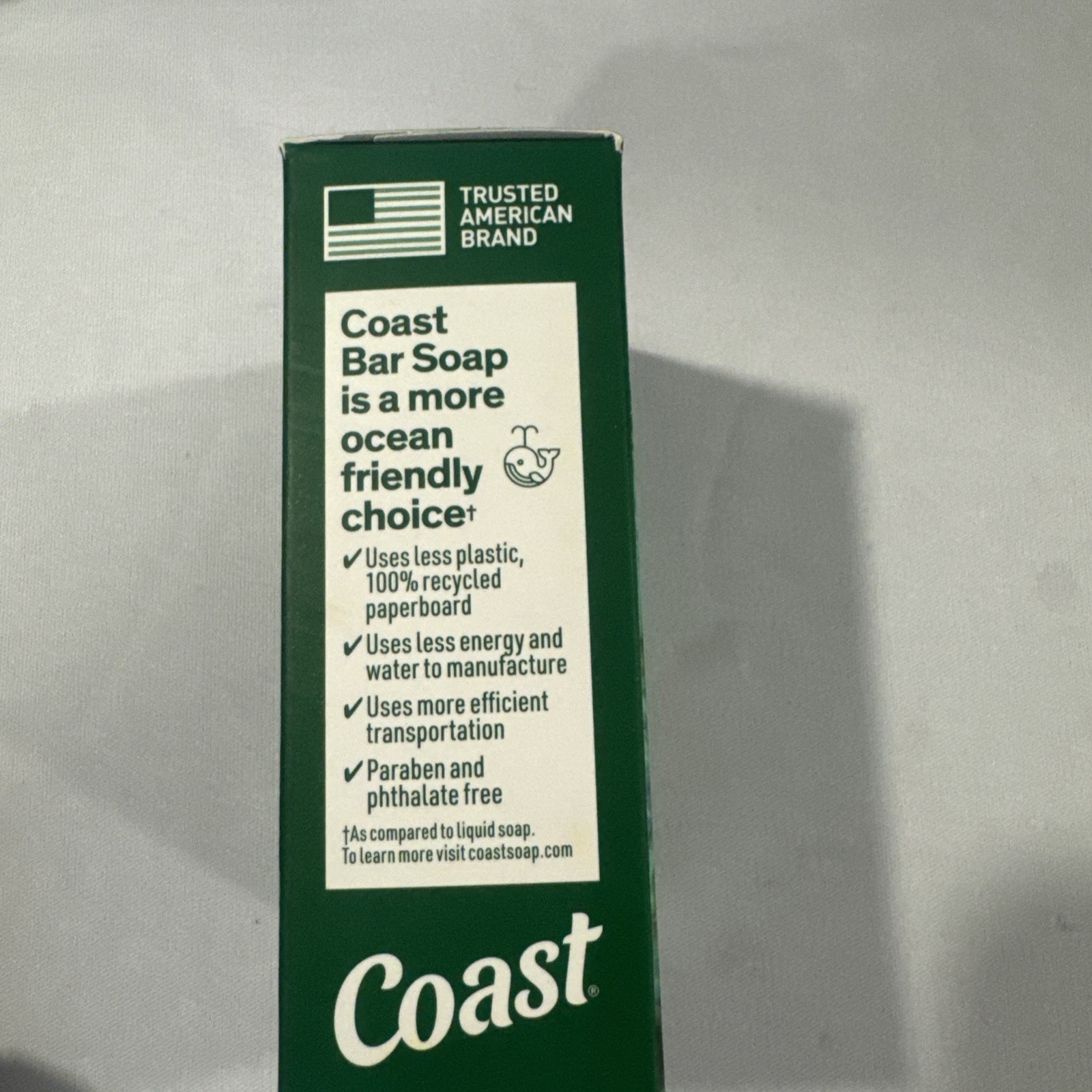 Coast Emerald Burst Moisturizing Soap Bar 7.05 oz. 50+ Washes Luxurious Scented