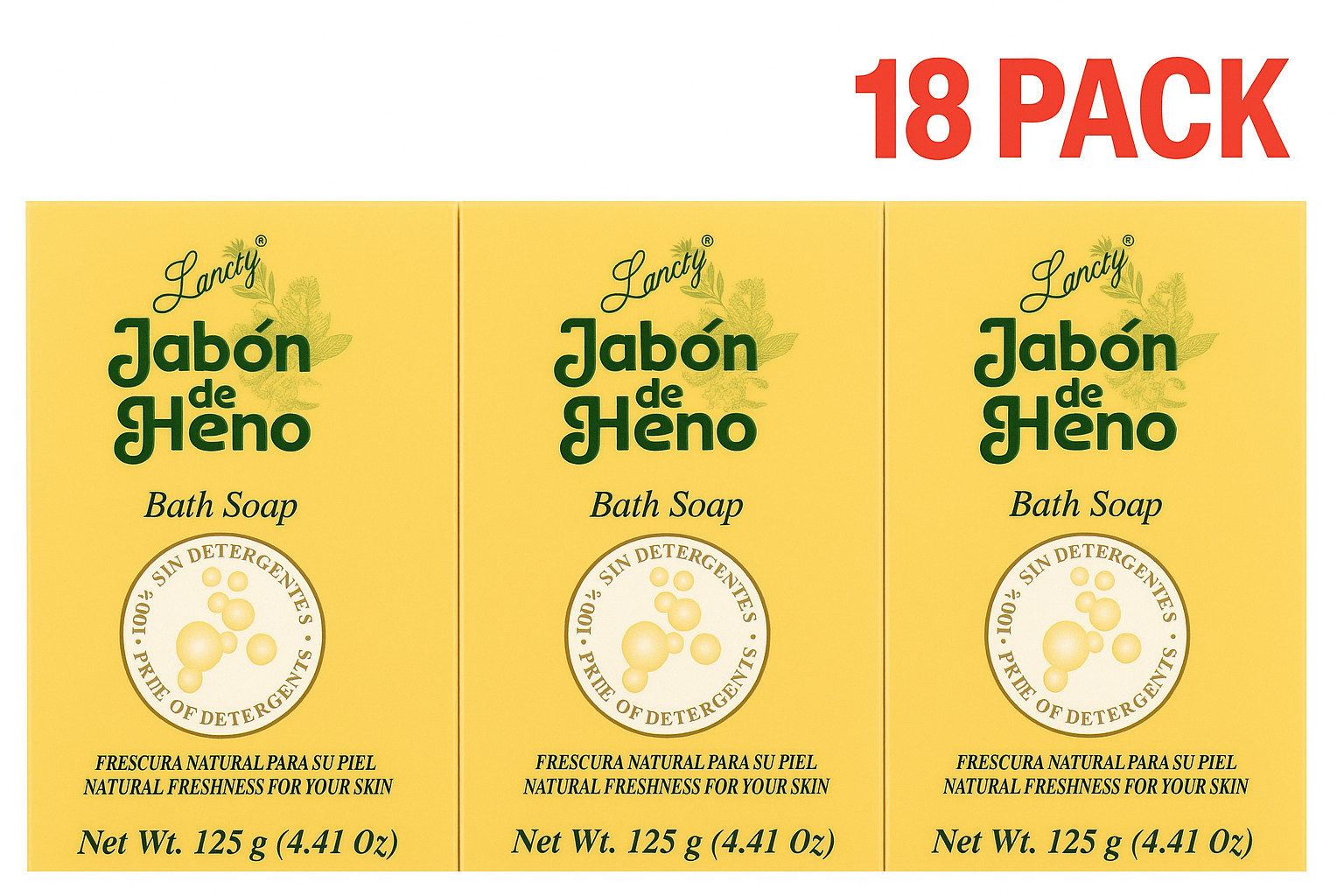 Jabón De Heno Anti-Aging 18 Bath Soap (Free Shipping)
