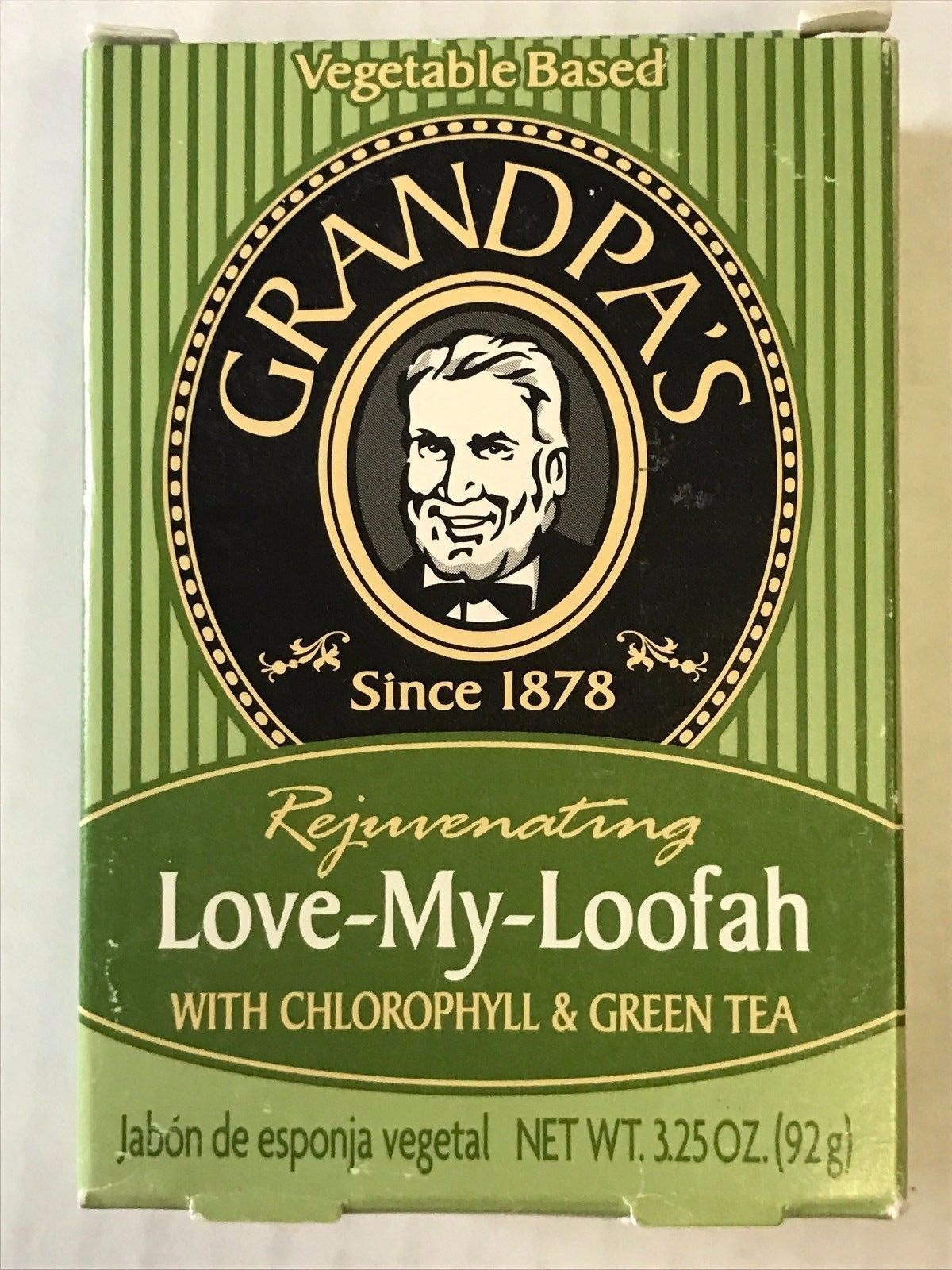 Grandpa’s Since 1878 Vegetable Based Soap 3.25 oz.~ Rejuvenating Love My Loofah