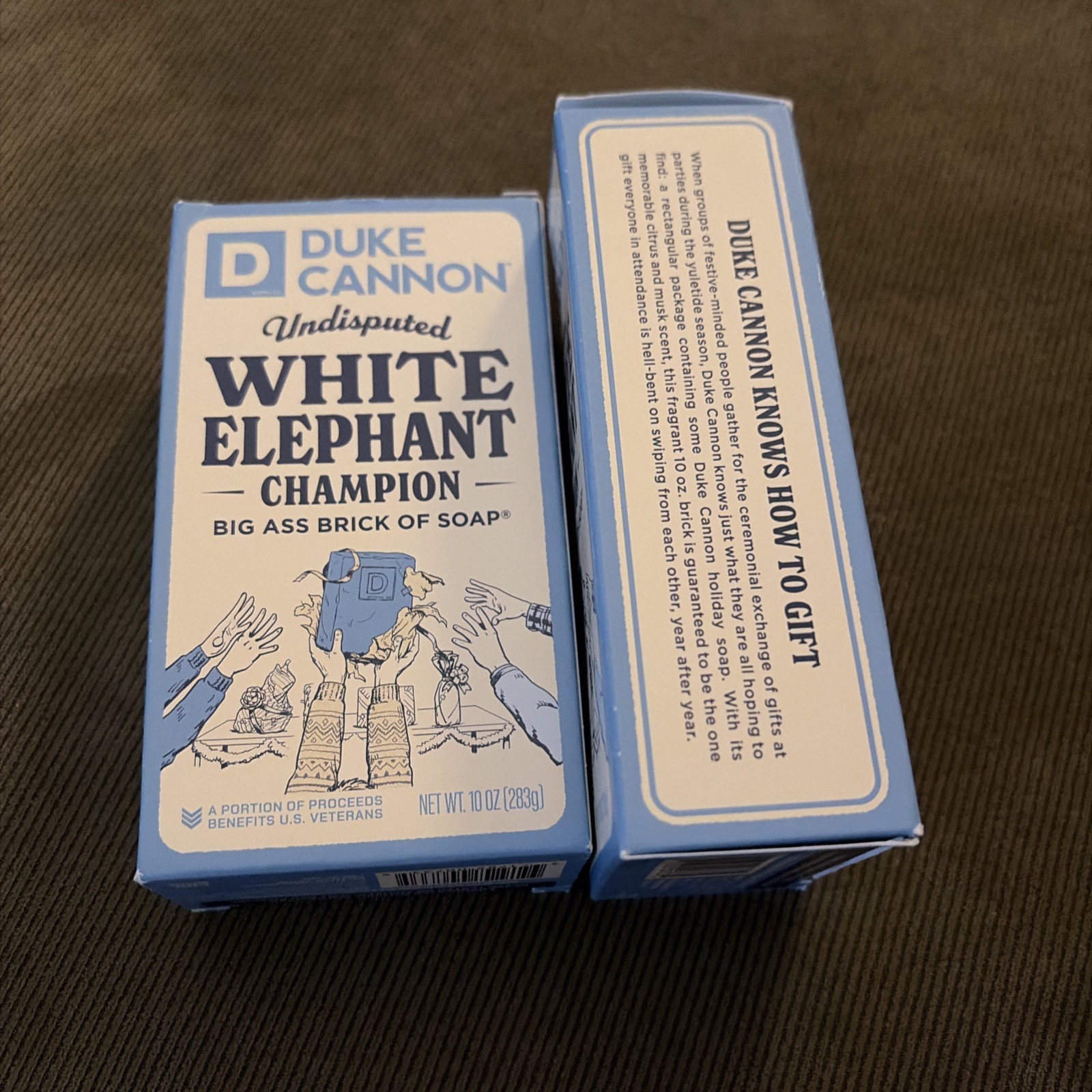 ( 2 ) Duke Cannon Supply Co. White Elephant Bar Soap – 10oz