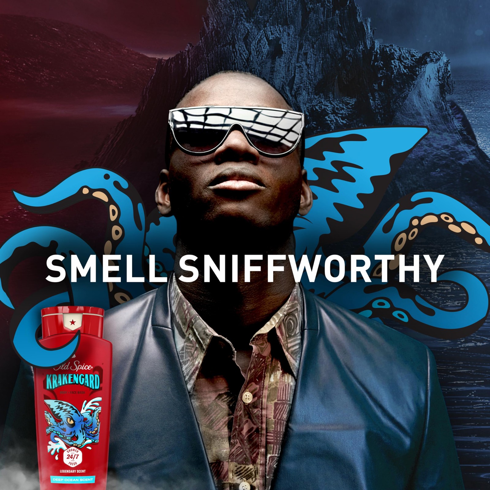 Old Spice Cleansing Body Wash for Men, 3X Defense, 24/7 24 Fl Oz (Pack of 4)