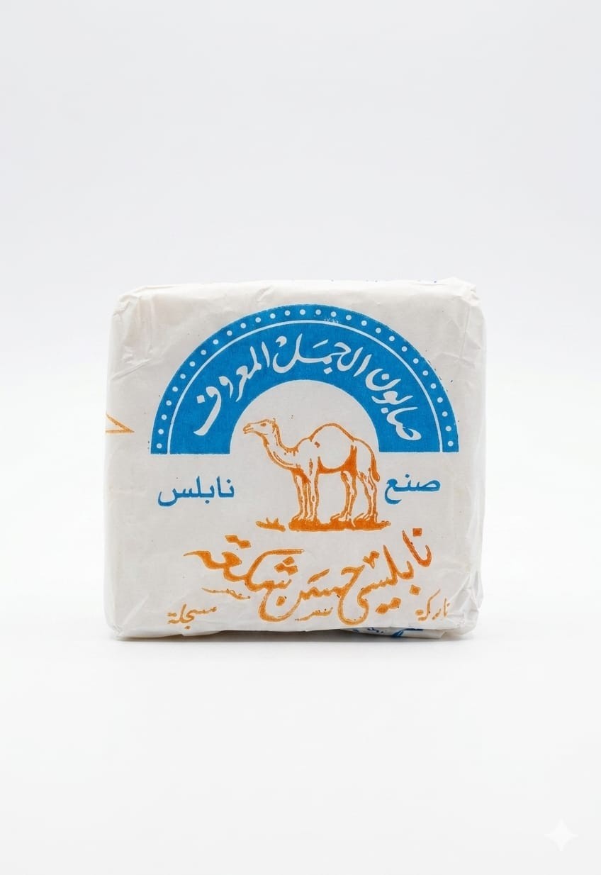 Nabulsi Soap,AL Jamal (Camel),Olive Oil Soap,Natural Soap,Palestinian Soap,130 g