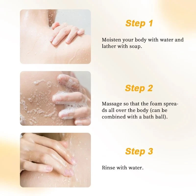 Vitamin C Whitening Soap Removal Exfoliating Sunburn Moisturizing Cleansing