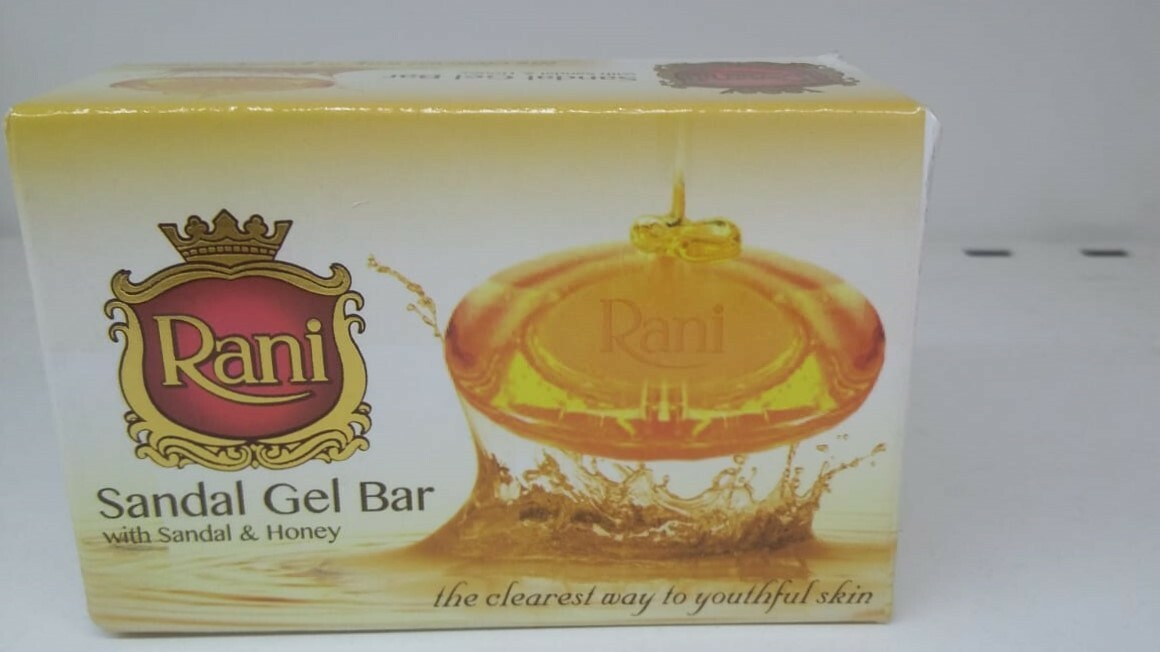 Rani SANDALWOOD Gel Bar and Natural Honey trust with cooling perfume care skin