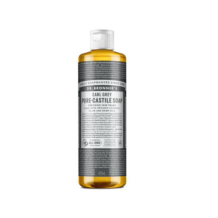 Dr. Bronner’s Earl Grey Pure-Castile Soap 2 fl oz 8 fl oz 16 fl oz 32 fl oz