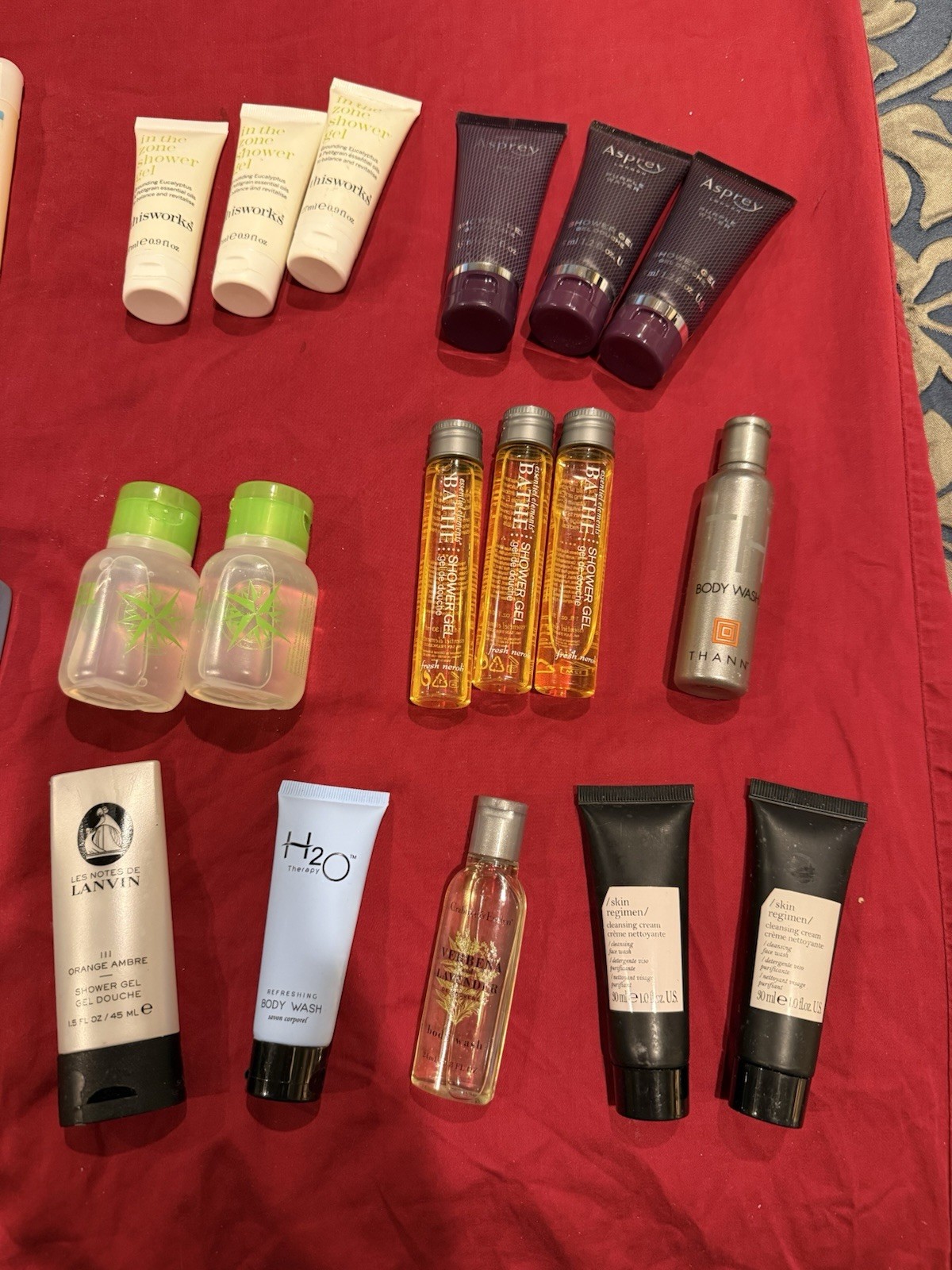 Travel size Soap & Shower Gel lot – Qty 118