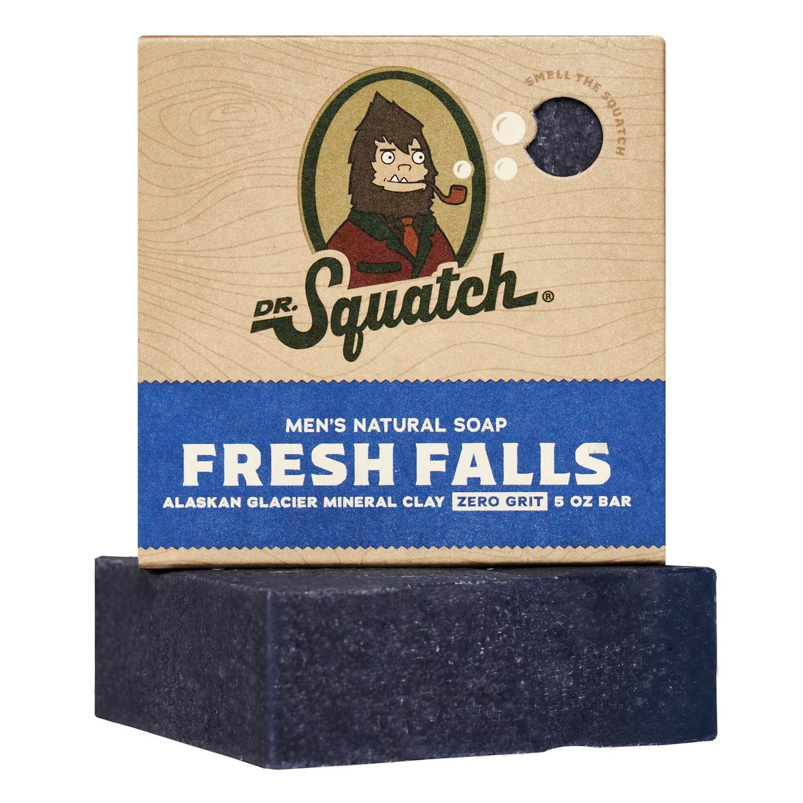 3x Dr. Squatch Natural Men’s Bar Soap – Cold Process Body Soap Bar Fresh Falls 5