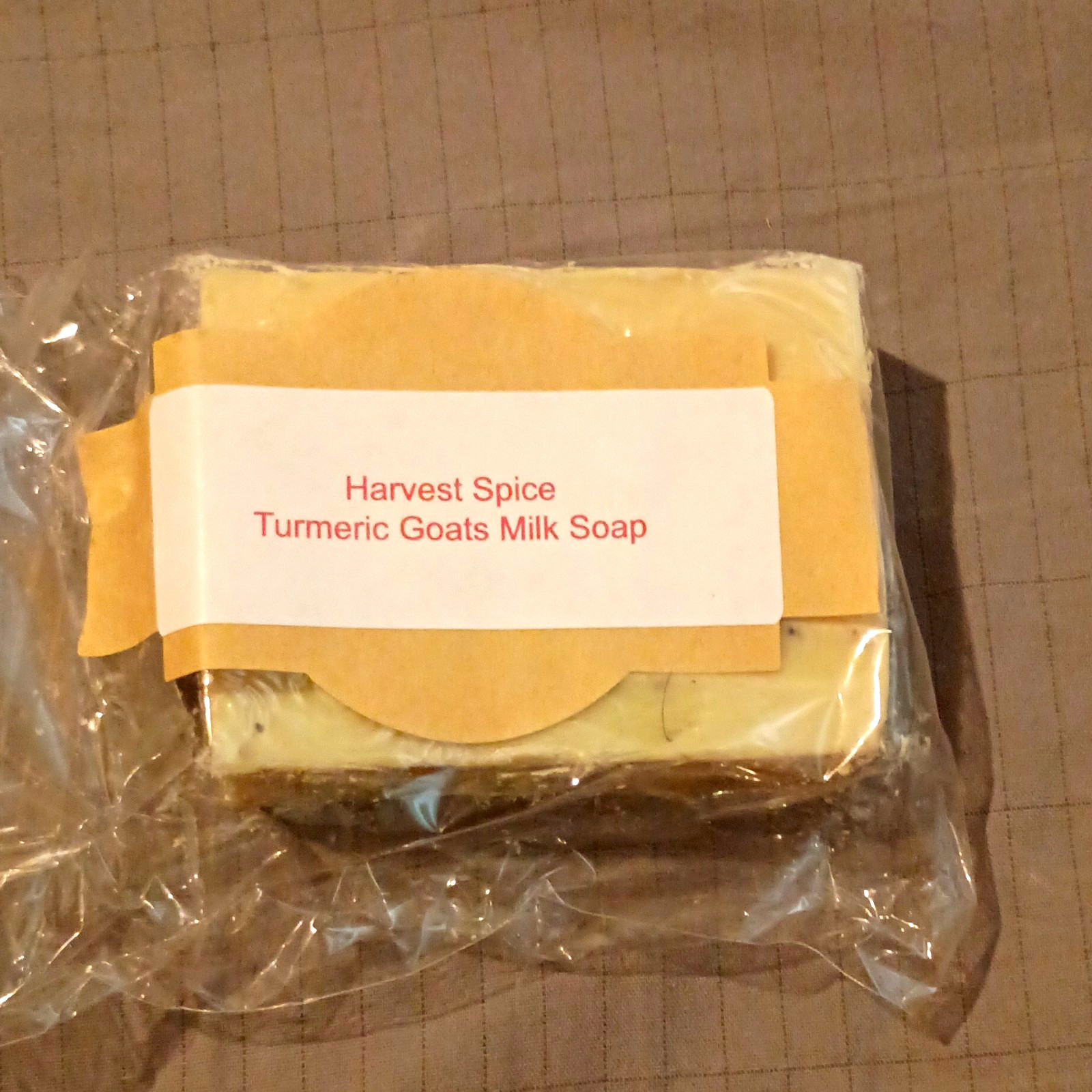 Harvest Spice Turmeric Goat Milk Moisturizing Soap Bar 4 oz Regular