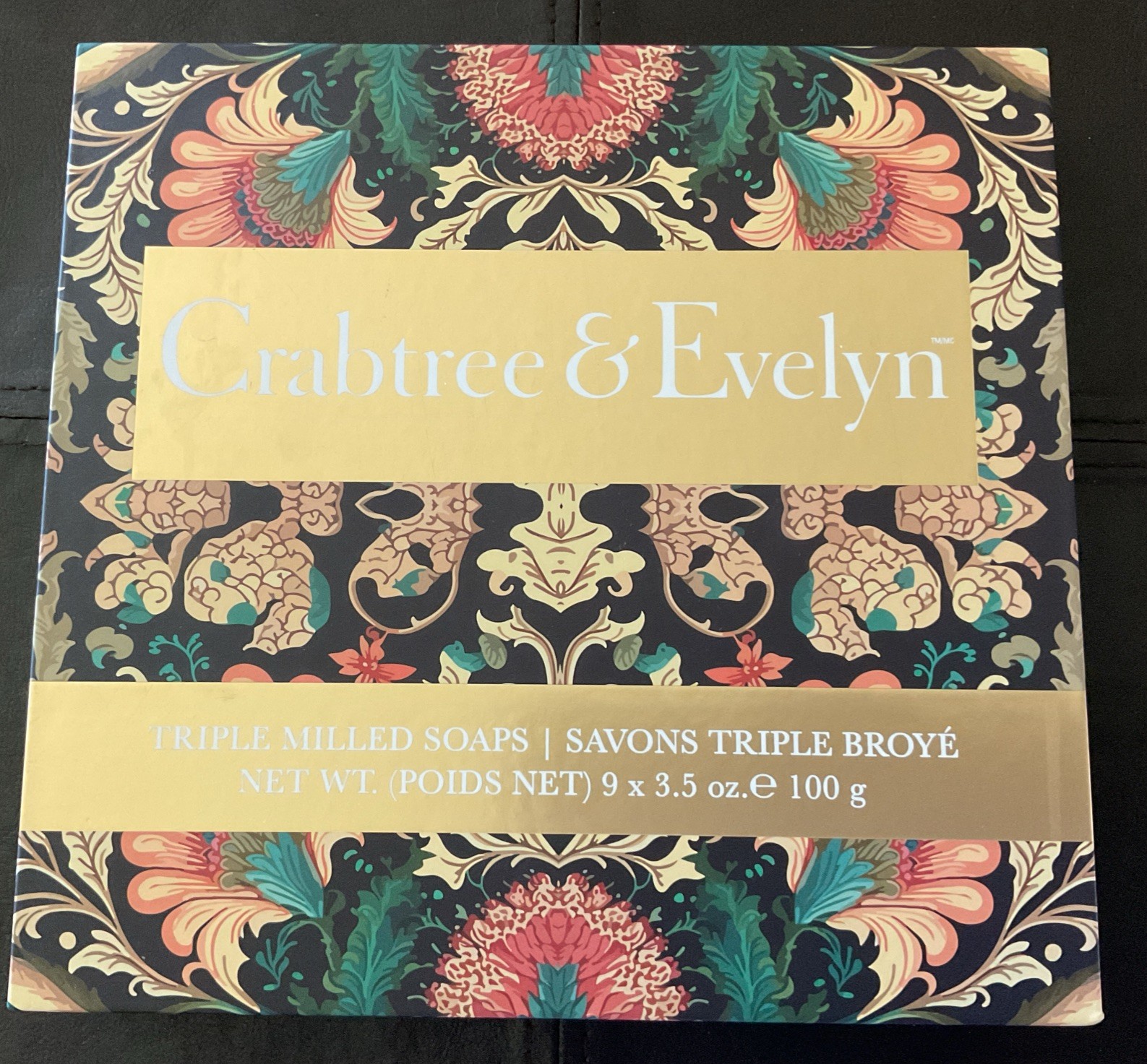 Crabtree & Evelyn Triple Milled Soap Gift Set 9 Bars Nantucket Briar Summer Hill