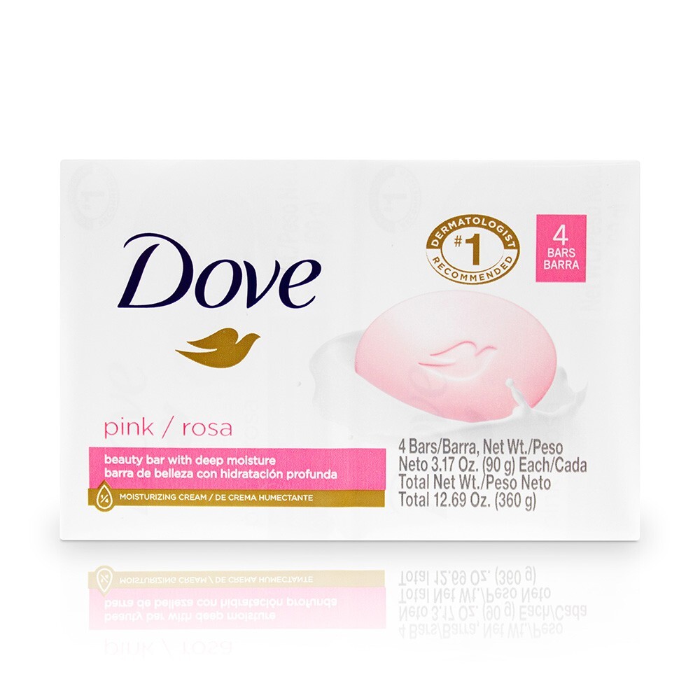 DOVE PINK SOAP BAR PACK X 4