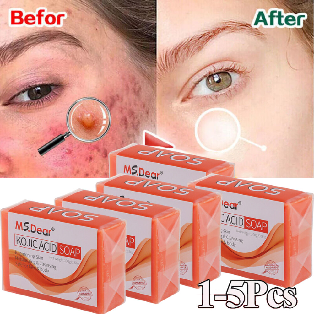 Kojic Acid Soap Dark Skin Whitening Bleaching Lightening Brightening Face & Body