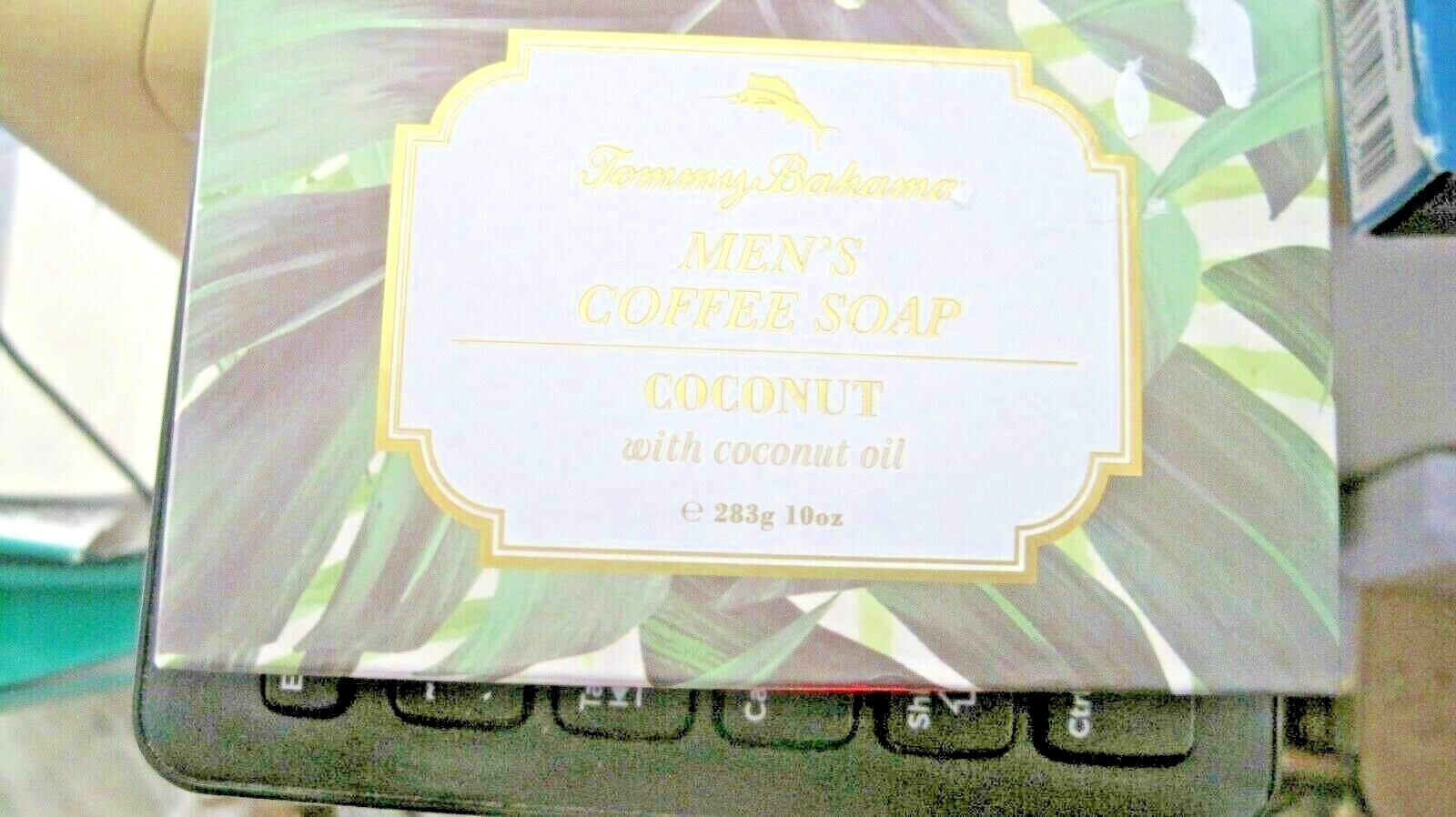 Tommy Bahama Men’s Coffee Soap Coconut w/ Coconut oil Soap Bar 10oz New in Box