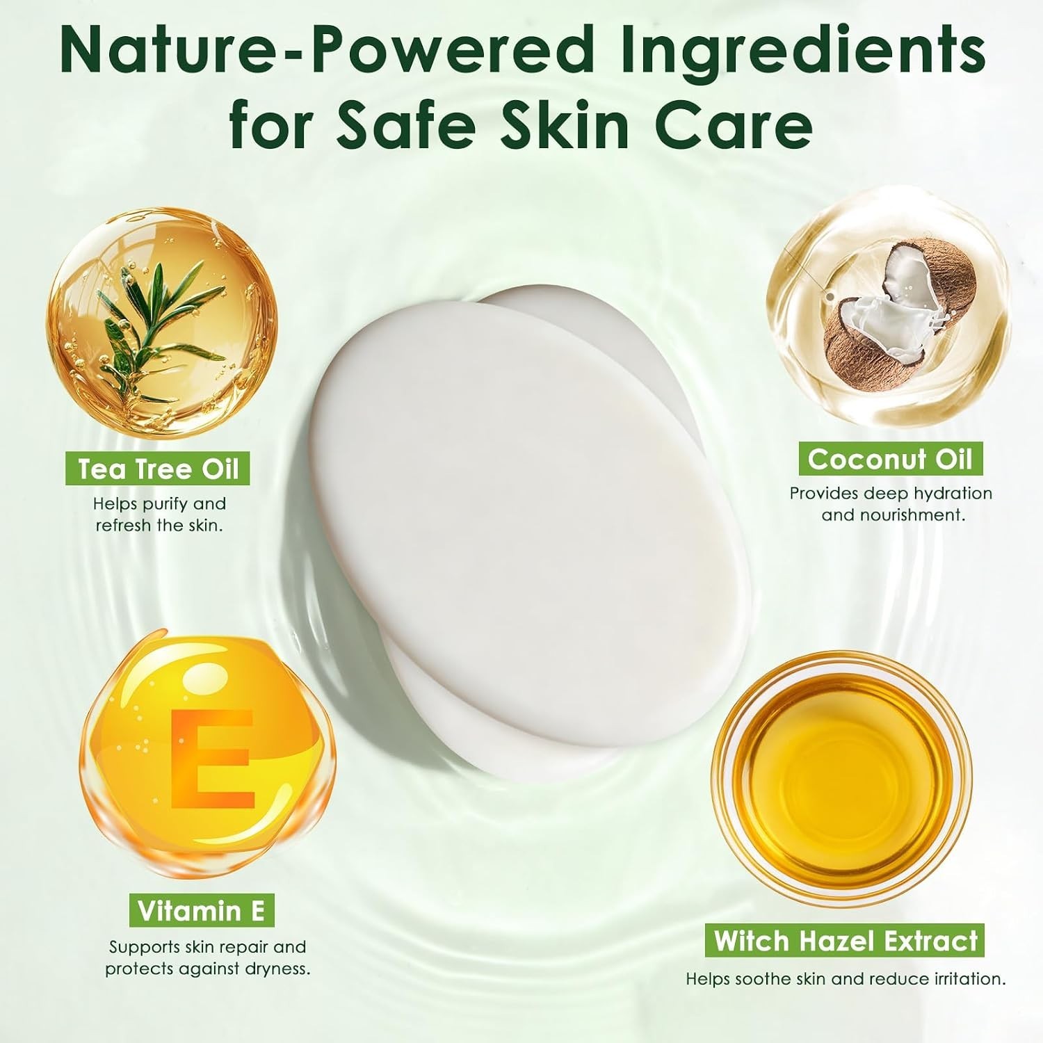Tea Tree Antifungal Soap Bar – Skin Relief for Acne, Athlete’s Foot & More