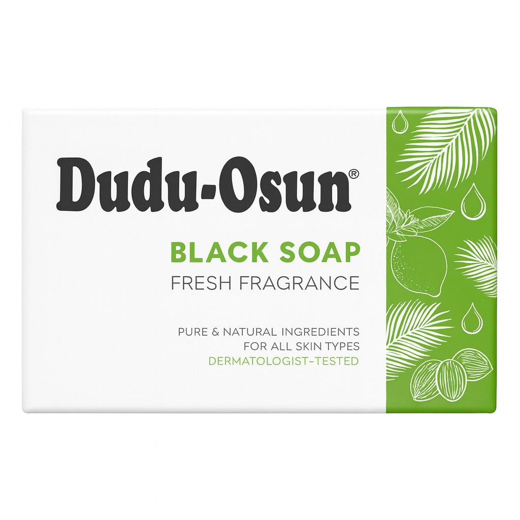 100% All Natural Dudu Osun Black Soap Anti Acne,Fungus,Blemish,Psoriasis *NEW*