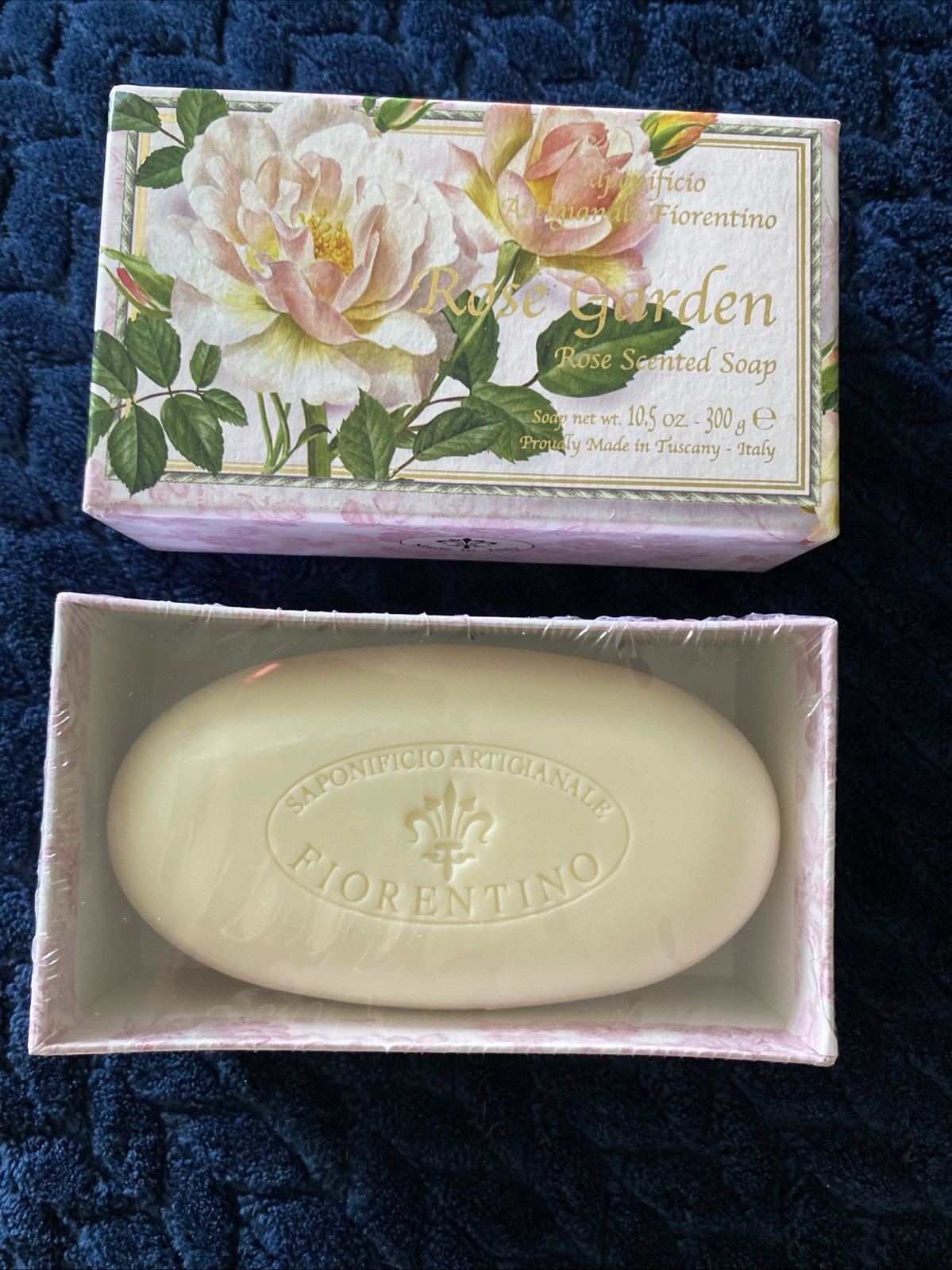 Saponificio Artigianale Fiorentino Italian Rose Garden Soap 10.5Oz New Exp. 2028