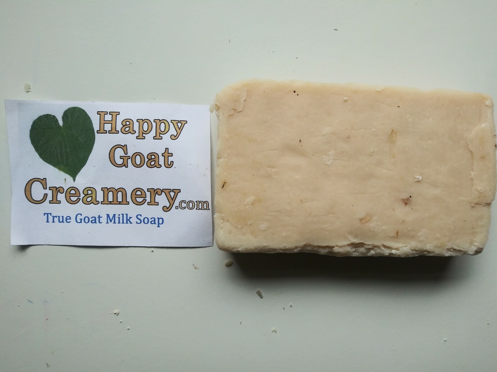 OATMEAL & HONEY GOAT MILK SOAP HAPPY GOAT CREAMERY UNSCENTED BAR FOOD GRADE BULK