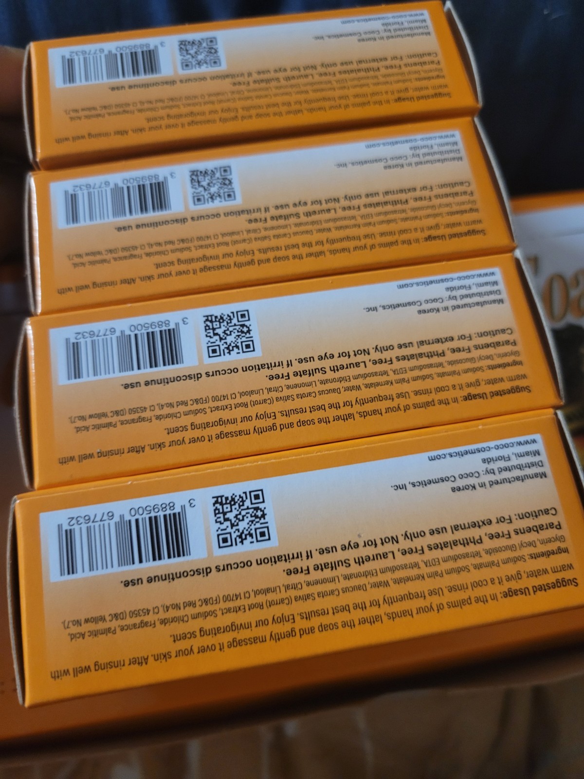 Countryside Carrot Complexion Beauty Bar Savon de Beaute Paraben-Free 125g