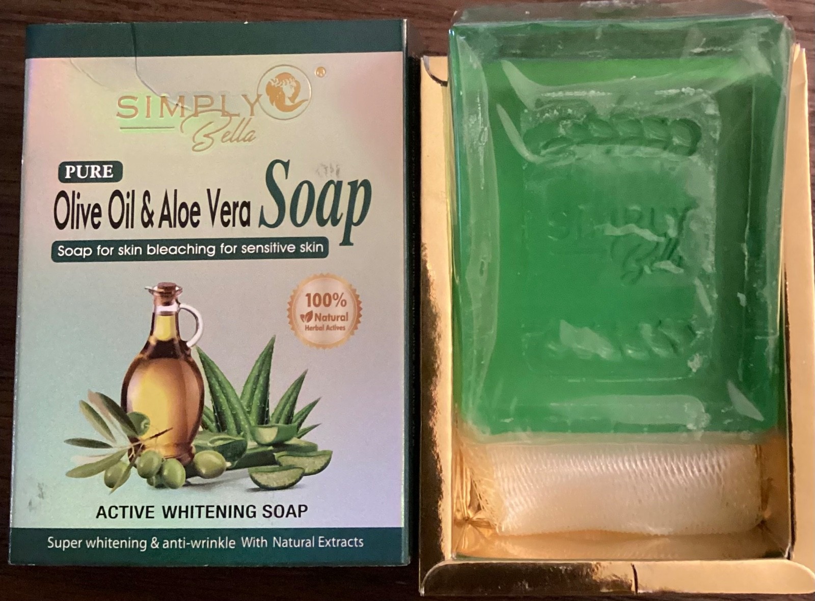 Simply Bella Olive Olive Oil & aloe, vera Soap Skin bleaching sensitive skin