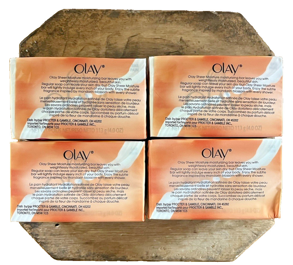 Olay Sheer Moisture Beauty Bars Old Formula Discontinued Sealed 8 Bars Total