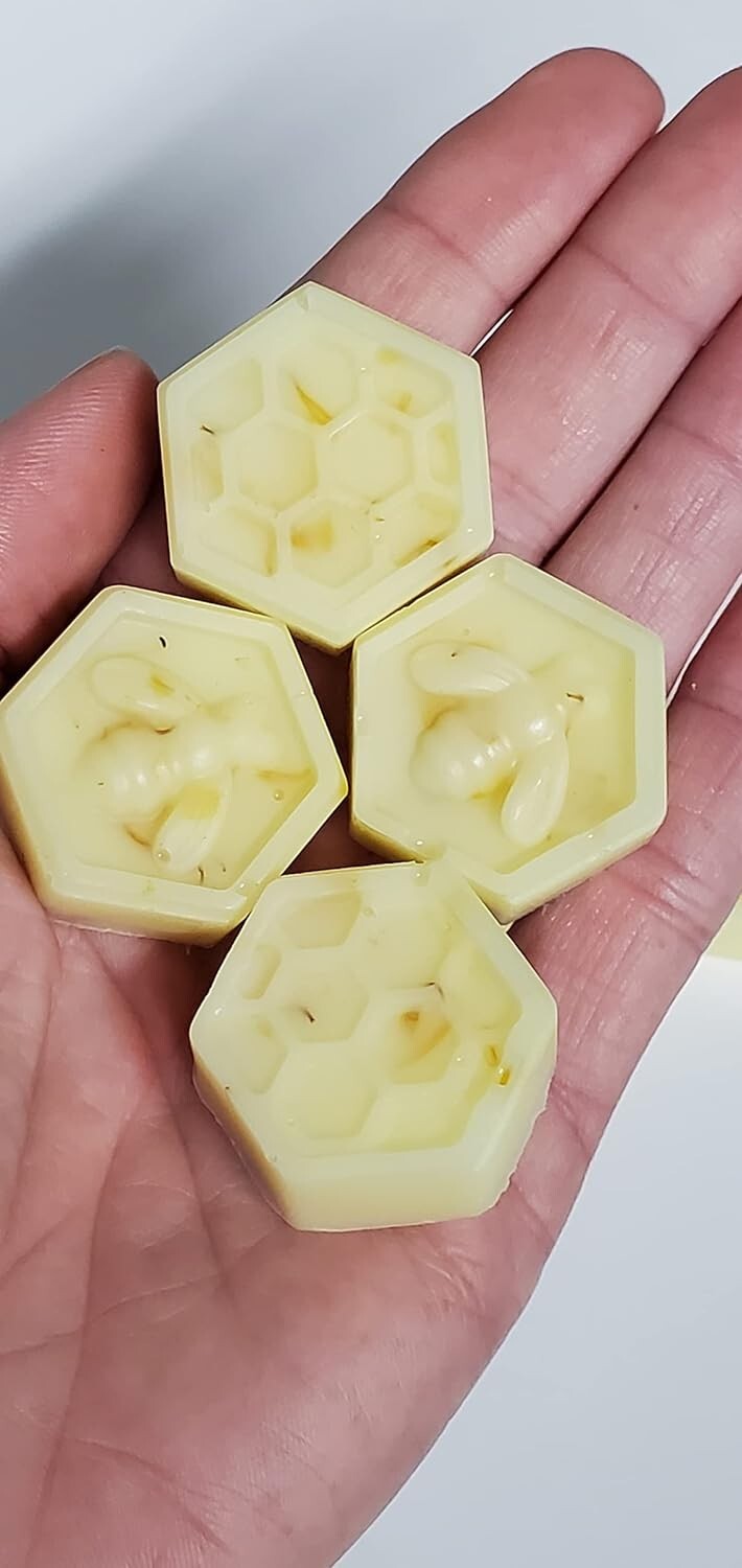 Honeycomb Honey Bee Baby Shower Favors Goats Milk & Honey Scent Box of 20