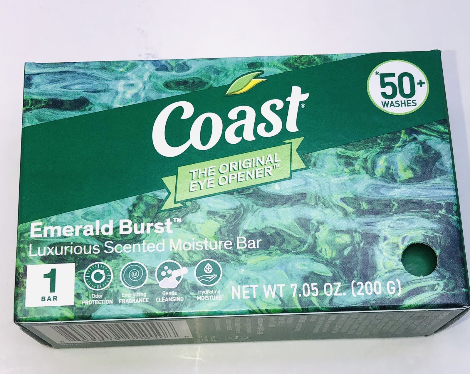 6 Bars! Coast® Emerald Burst Moisturizing Soap 7.05 Oz ea. Luxurious Scented Bar