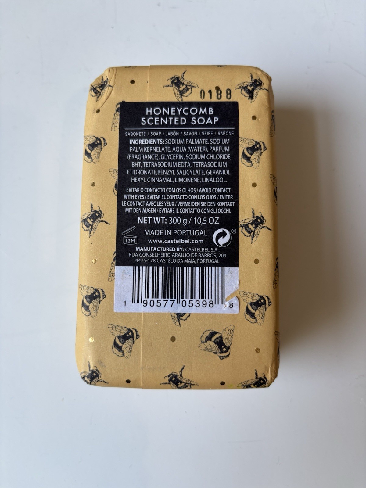 Castelbel Porto Honeycomb Scented Soap 10.5 Oz