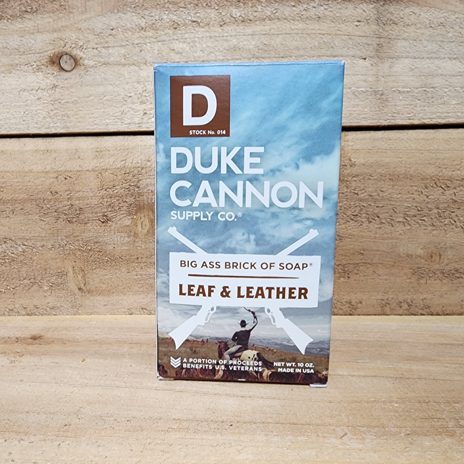 Duke Cannon Supply Co Big Ass Brick of Soap LEAF & LEATHER 10oz NEW